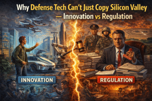 Why Defense Tech Can’t Just Copy Silicon Valley — Innovation vs Regulation